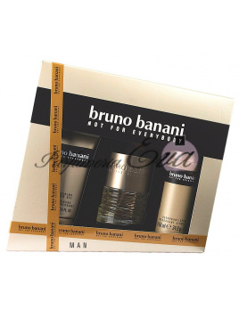 Bruno Banani Man, Edt 50ml + 150ml sprchový gel + 50ml deo