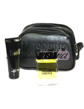 Moschino Forever, Edt 100ml + 100ml sprchový gel + kosmetická taška