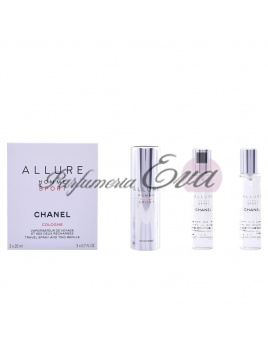 Chanel Allure Sport Cologne, Toaletna voda 3x20ml - Twist and Spray