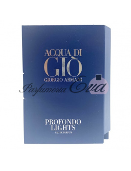 Giorgio Armani Acqua di Gio Profondo Lights, EDP - Vzorka vône