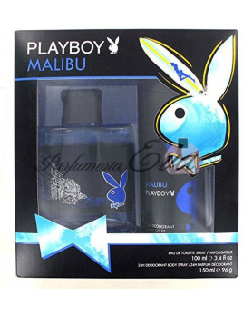 Playboy Malibu for Man SET : Toaletná voda 100ml + Deospray 150ml