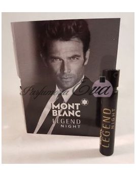 Mont Blanc Legend Night, Vzorka vône