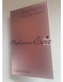 Calvin Klein Euphoria Eau De Toilette, EDT - Odstrek vône s rozprašovačom 3ml