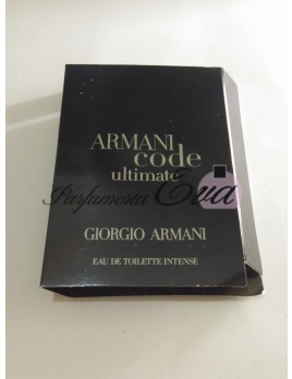 Giorgio Armani Code Ultimate, Vzorka vône - Intense