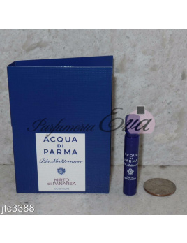 Acqua di Parma Blu Mediterraneo Mirto di Panarea, Vzorka vône