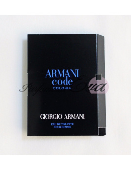 Giorgio Armani Code Colonia, Vzorka vône
