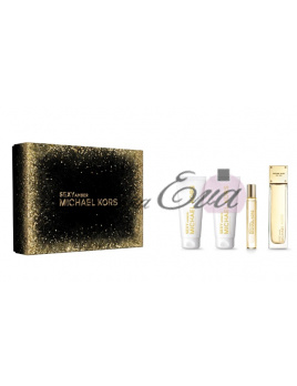 Michael Kors Sexy Amber SET: Parfumovaná voda 100ml + Parfumovaná voda 10ml + Telové mlieko 100ml + Sprchový gél 100ml
