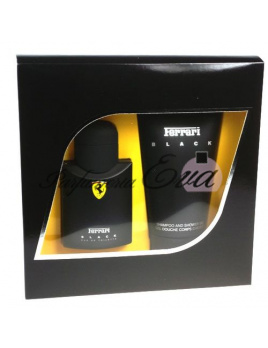Ferrari Scuderia Ferrari Black, Edt 75ml + 150ml sprchový gel, poškodená krabička