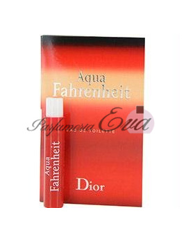 Christian Dior Aqua Fahrenheit, vzorka vône