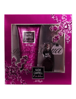 Naomi Campbell Cat Deluxe At Night, Toaletná voda 15ml + 50ml sprchovy gel