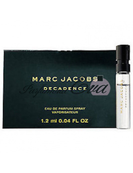 Marc Jacobs Decadence, Vzorka vône