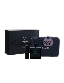 Chanel Bleu de Chanel SET: Parfemovaná voda 100ml + Parfémovaná voda 20ml + Kozmetická taška