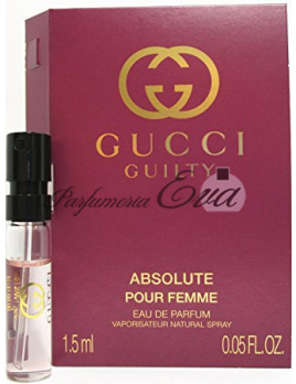 Gucci Guilty Absolute Pour Femme, Vzorka vône