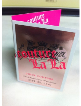 Juicy Couture La La, Vzorka vône