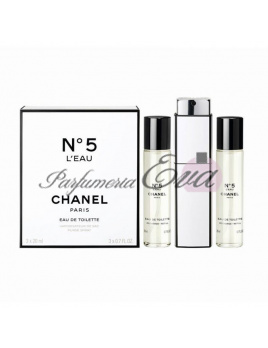 Chanel No. 5 L´Eau, Toaletna voda 3x20ml - Náplne