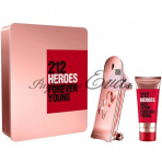Carolina Herrera 212 Heroes Forever Young For Her SET: Parfumovaná voda 80ml + Telové mlieko 100ml