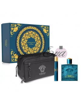 Versace Eros SET: Parfumová voda 100ml + Parfumová voda 10ml + Kozmetická taška