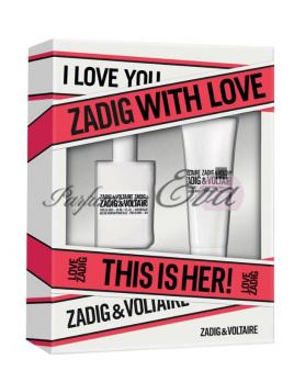 Zadig & Voltaire This is Her!, Set: Parfumovaná voda 30ml + Telové mlieko 75ml