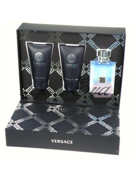 Versace Pour Homme, Edt 50ml + 50ml sprchový gel + 50ml balsam po holení