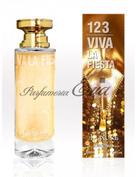 Luxure 123 Viva La Fiesta, Parfumovaná voda 100ml (Alternatíva vône Carolina Herrera 212 VIP Rose)