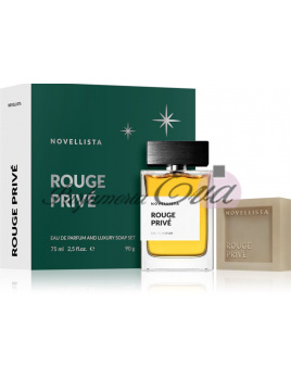 Novellista Rouge Prive SET: Parfumovaná voda 75ml + Tuhé mydlo 90g