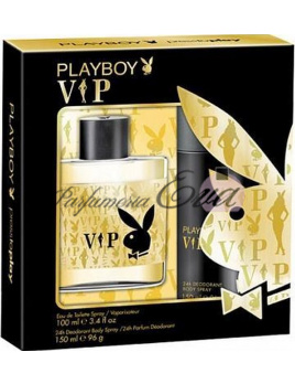 Playboy VIP for man SET : Toaletná voda 100ml + Deospray 150ml
