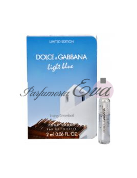 Dolce & Gabbana Light Blue Living Stromboli, vzorka vône