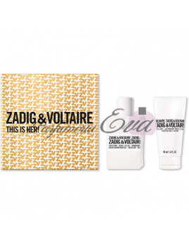 Zadig & Voltaire This is Her!, Set: Parfumovaná voda 50ml + Telové mlieko 50ml