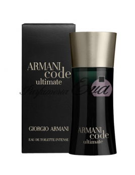 Giorgio Armani Code Ultimate, Toaletná voda 75ml - Intense
