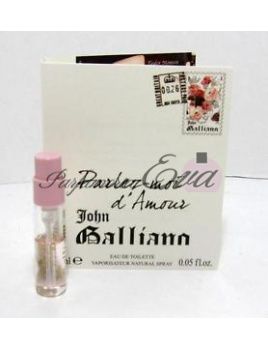 John Galliano Parlez-Moi d´Amour, Vzorka vône EDT
