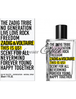 Zadig & Voltaire This is Us, Toaletná voda 50ml