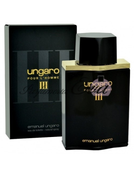Emanuel Ungaro Ungaro Pour L´Homme III, Toaletná voda 100ml, Tester