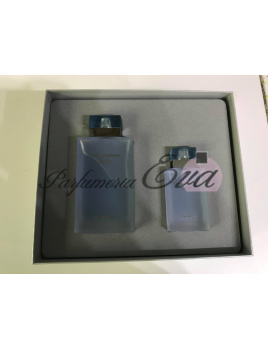 Dolce & Gabbana Light Blue Eau Intense for Woman SET: Parfémovaná voda 100ml + Parfémovaná voda 25ml