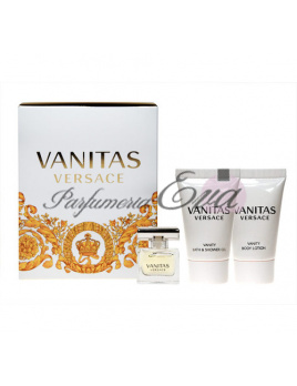 Versace Vanitas, Edt 4,5 ml + 25ml tělové mléko + 25ml sprchový gel