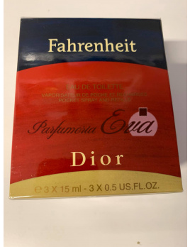 Christian Dior Fahrenheit, Toaletná voda 3x15ml