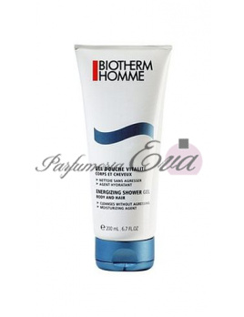 Biotherm Homme Energizing Shower Gel, Sprchový gél - 200ml, Pro vlasy i tělo