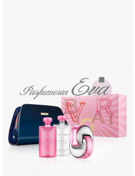 Bvlgari Omnia Pink Sapphire SET: Toaletná voda 65ml + Telové mlieko 75ml + Sprchovací gél 75ml + Kozmetická taška