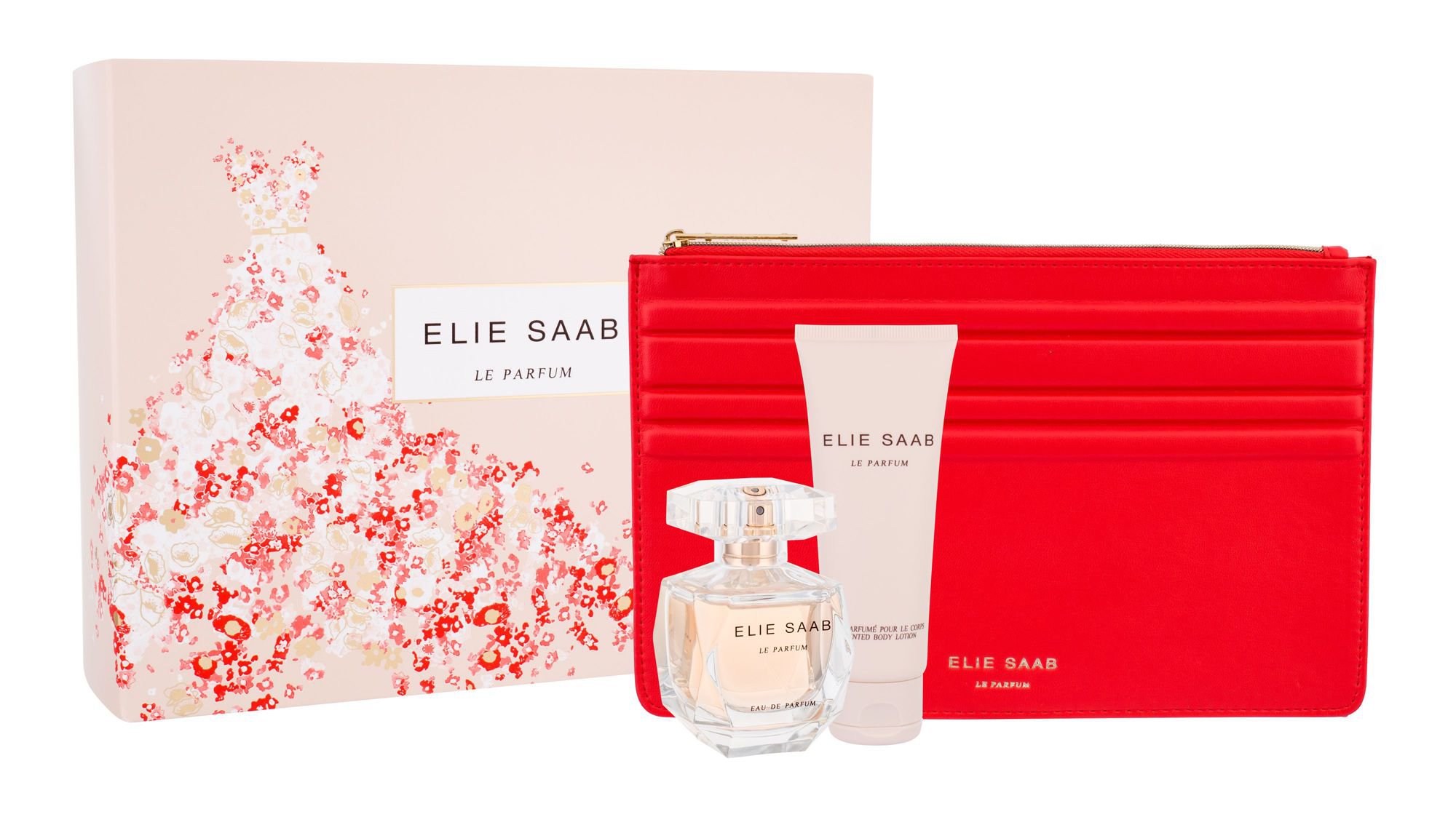 Elie Saab Le Parfum, Edp 50ml + 75ml tělové mléko + kabelka (psaníčko)