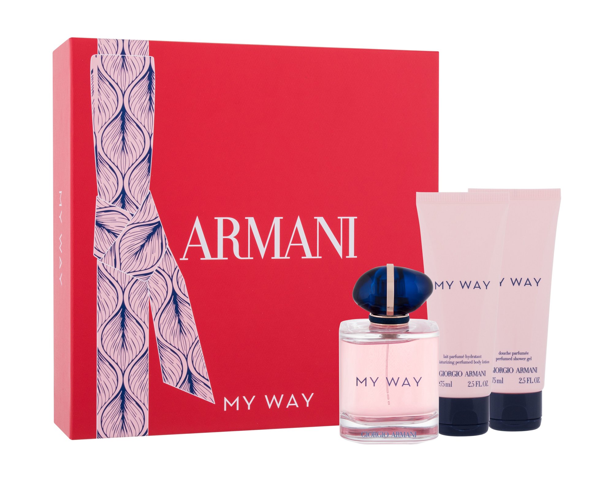 Giorgio Armani My Way, parfumovaná voda 90 ml + sprchovací gél 75 ml + telové mlieko 75 ml